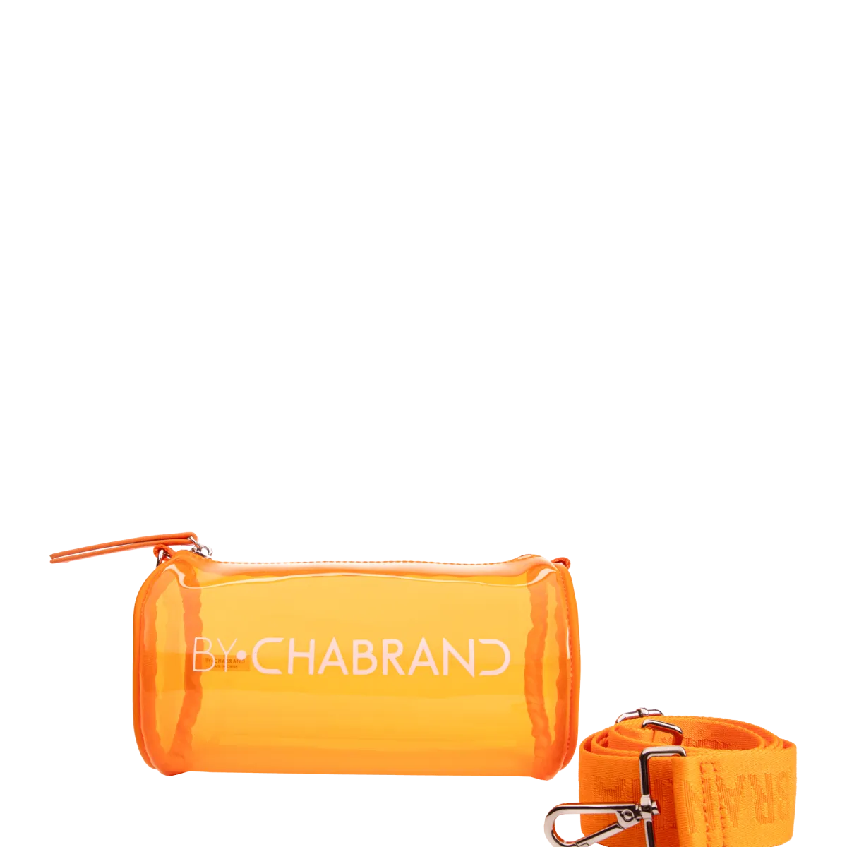 Porté travers orange en synthétique 